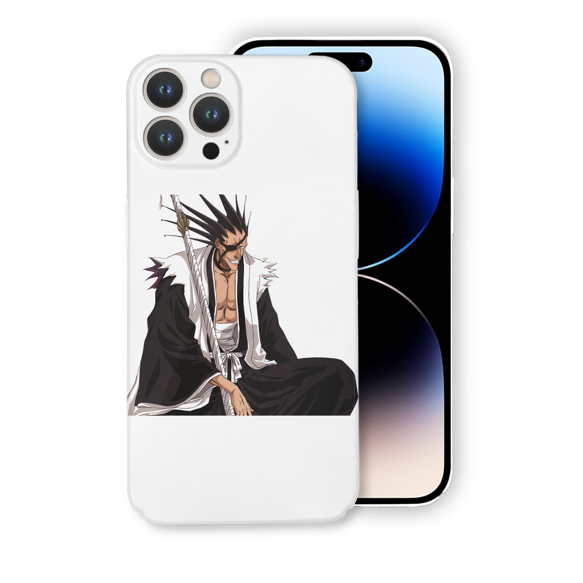 （画像用） ブリーチ ざらき けんぱち BLEACH Zaraki Kenpachi 【iPhone 14シリーズ対応】ハードケース
